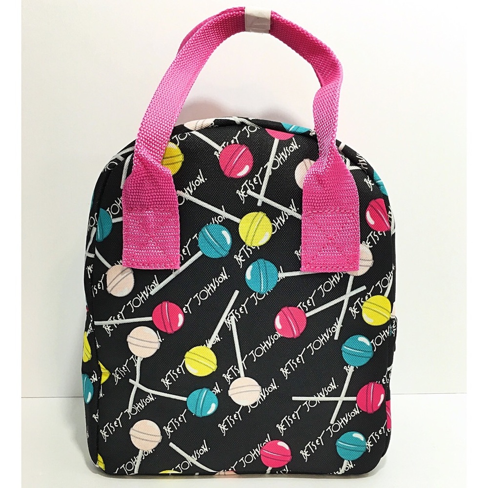 Betsey Johnson Insulated Lollipop Lunch Tote Bag - Picture 5 of 8